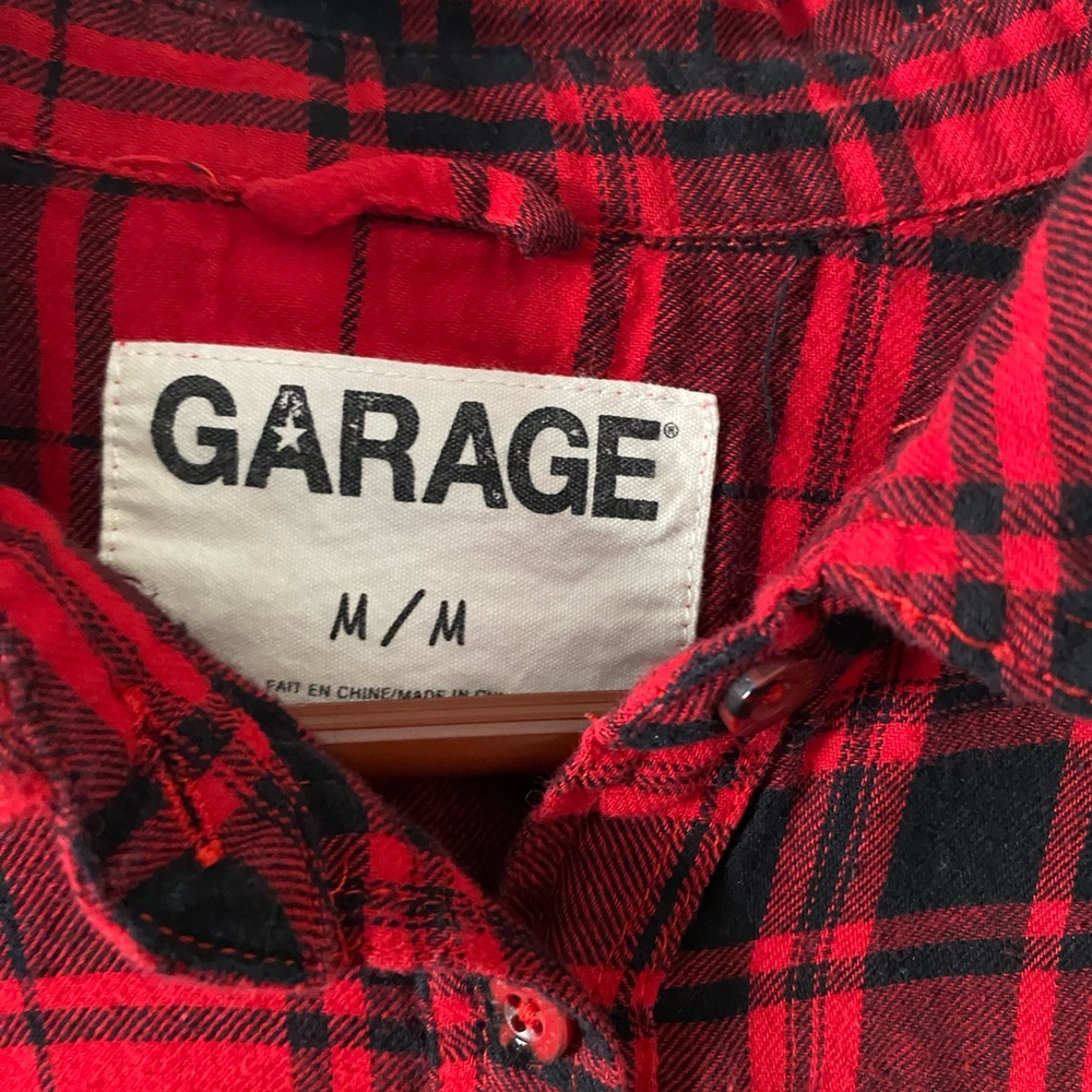 Garage Red and Black Checkered Shirt - Picture 2 of 5